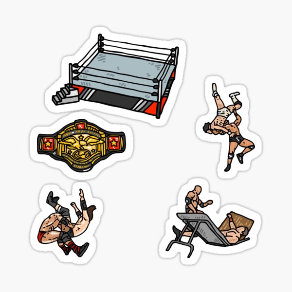 Stamping Station - Wrestling Sticker Cut-Outs [60473] - $2.80