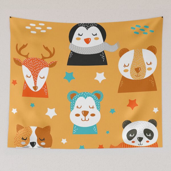 Item preview, WInter Animals Pattern designed and sold by Christof  Hall.