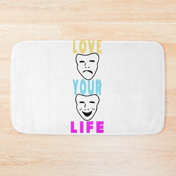 Item preview, love your life with happy face and sad face designed and sold by princevb2011.
