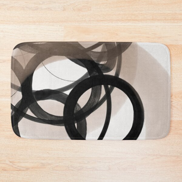 Item preview, Strokes 4 | Neutral & Black Circle Abstract designed and sold by Menega  Sabidussi.