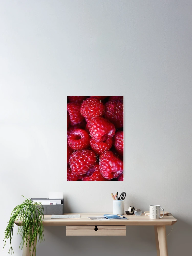 Thumbnail 2 of 3, Poster, Red Raspberry Summer Design designed and sold by July-Design.