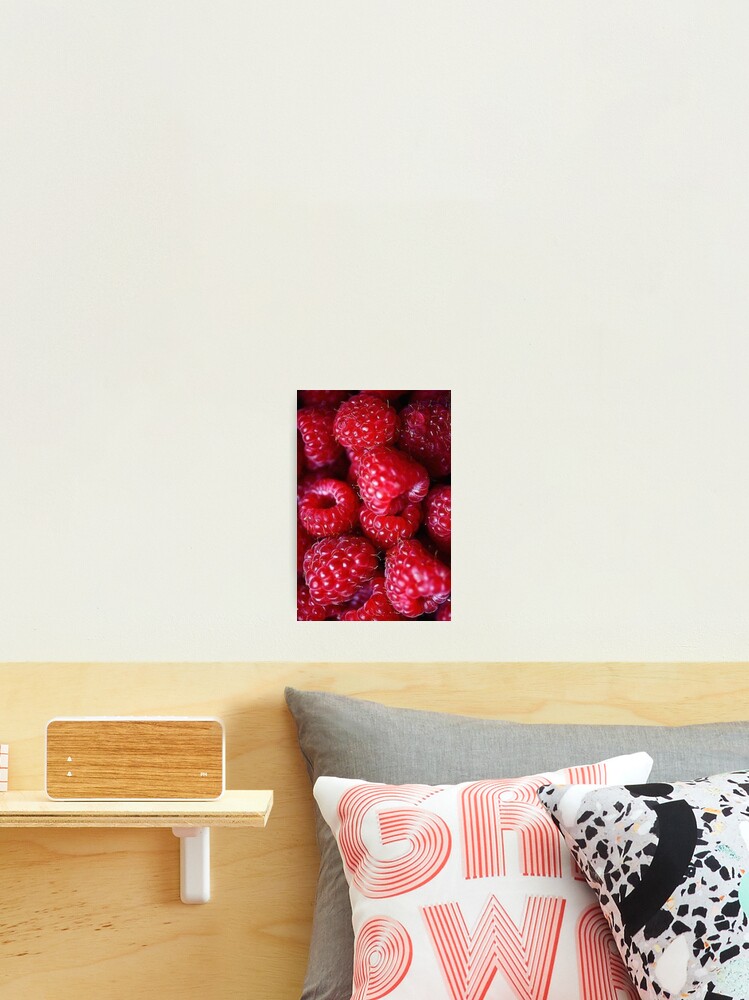 Thumbnail 2 of 3, Photographic Print, Red Raspberry Summer Design designed and sold by July-Design.