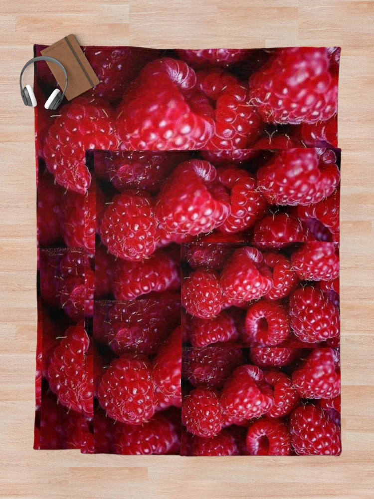 Thumbnail 5 of 6, Throw Blanket, Red Raspberry Summer Design designed and sold by July-Design.