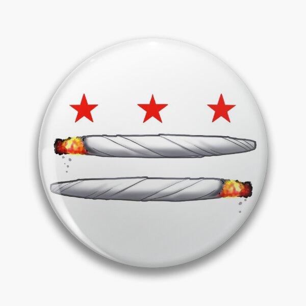 Item preview, DC Weed Flag designed and sold by MetroInk.
