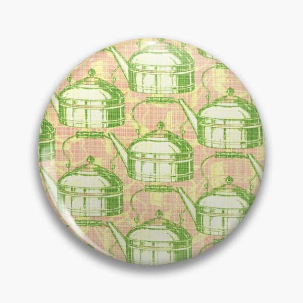 Item preview, Tea Time Kettle - Vintage Retro Pattern designed and sold by elevens.