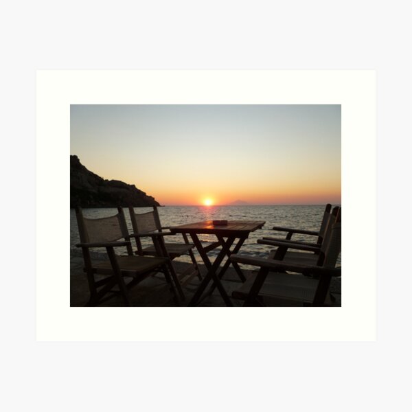 Item preview, Sit down and enjoy the sunset! designed and sold by Vicki Spindler (VHS Photography).