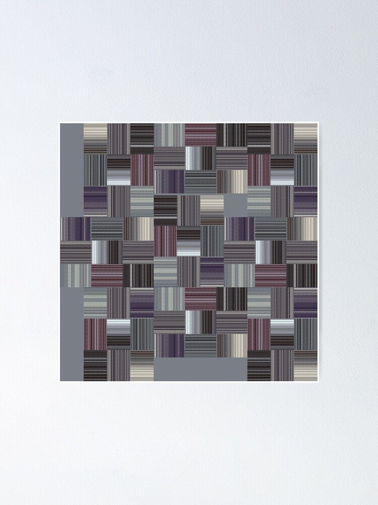 Thumbnail 1 of 3, Poster, waving pattern designed and sold by superchrupki.
