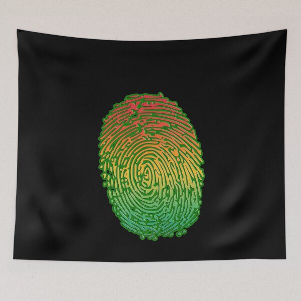 Item preview, Colorful Fingerprint Illustration Birthday Gift designed and sold by GBDesigner.