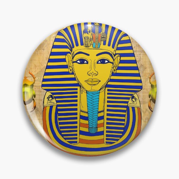 Artikelvorschau, TUTANCHAMUN I Pharao Totenmaske I Papyrus entworfen und verkauft von Anja Semling.