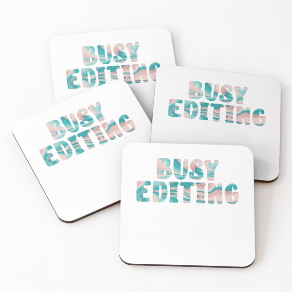 Item preview, Pink, Blue and Teal Busy Editing designed and sold by EuropaPrints.