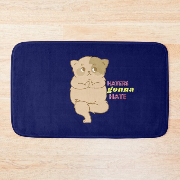 Item preview, Haters Gonna Hate - Funny Yoga Cat designed and sold by BitsndPieces.