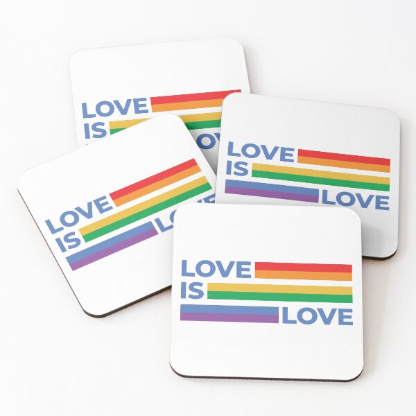 Item preview, Love Is Love LGBT Pride Rainbow designed and sold by BunnyPrinceDegn.