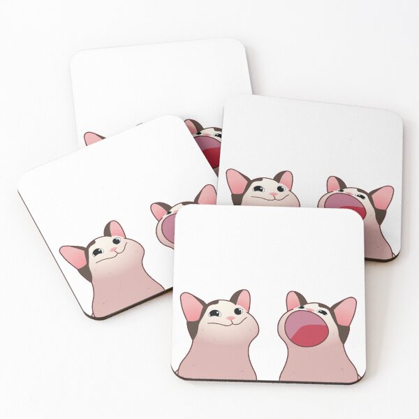 Item preview, Popping Cat Meme designed and sold by Marvel Rivals Art.
