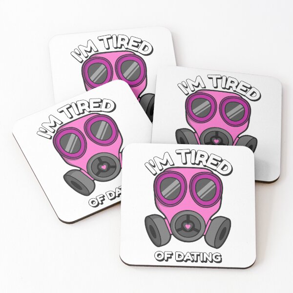 Item preview, I'm Tired of Dating Gas Mask designed and sold by RiseandShineTee.