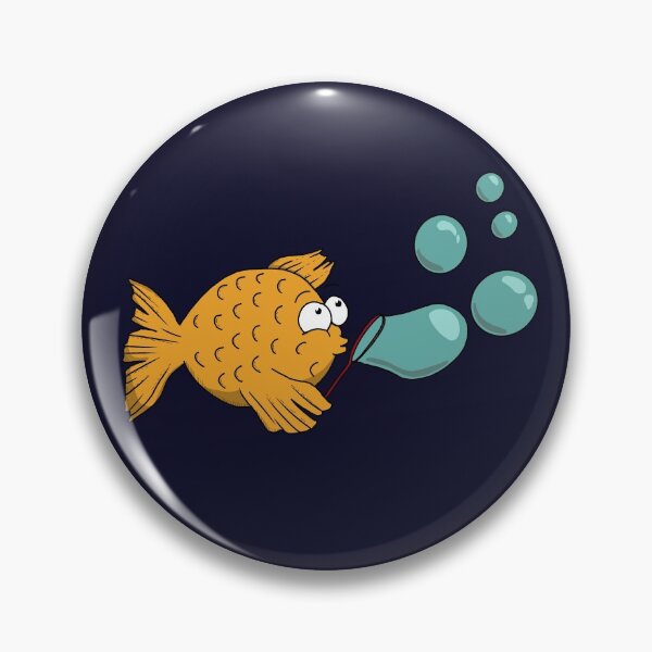 Item preview, Fish Blowing Bubbles designed and sold by maggie-jm.