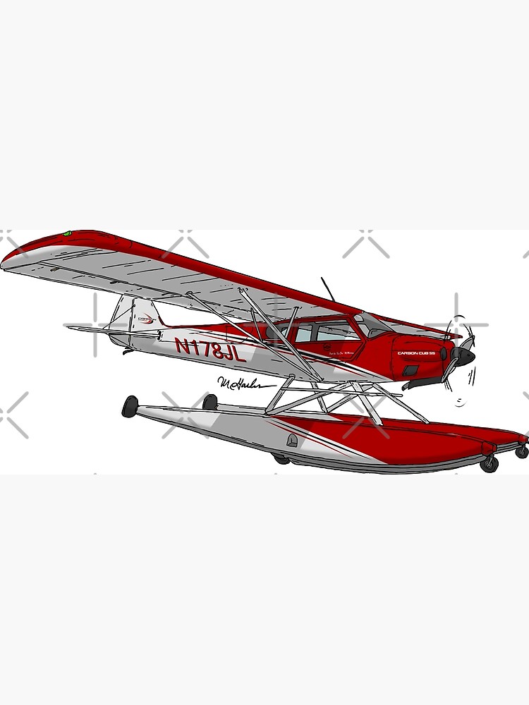 “Carbon Cub SS N178JL Float Plane” Poster for Sale by Statepallets