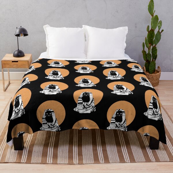 Item preview, Black Cat In A Blanket designed and sold by Simone Muller.