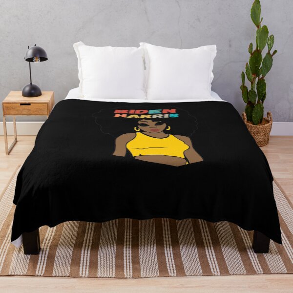 Item preview, Biden Harris Black Melanin Afro Woman African designed and sold by PinkyTree.