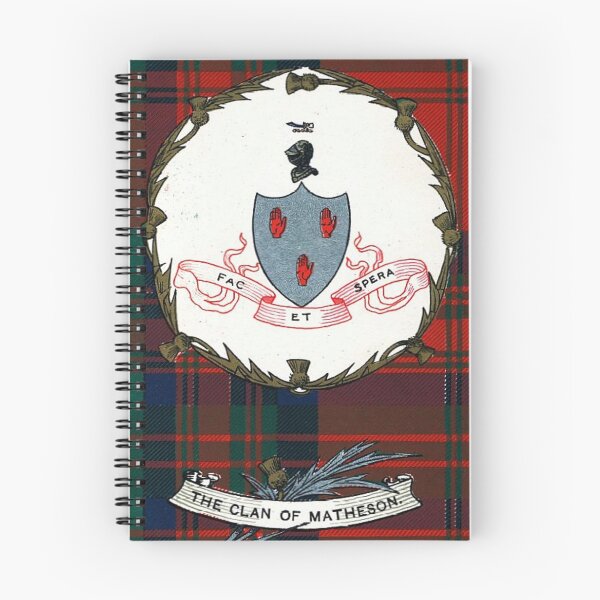 Item preview, Clan Matheson Vintage Tartan Crest Badge designed and sold by BagTown Clans.