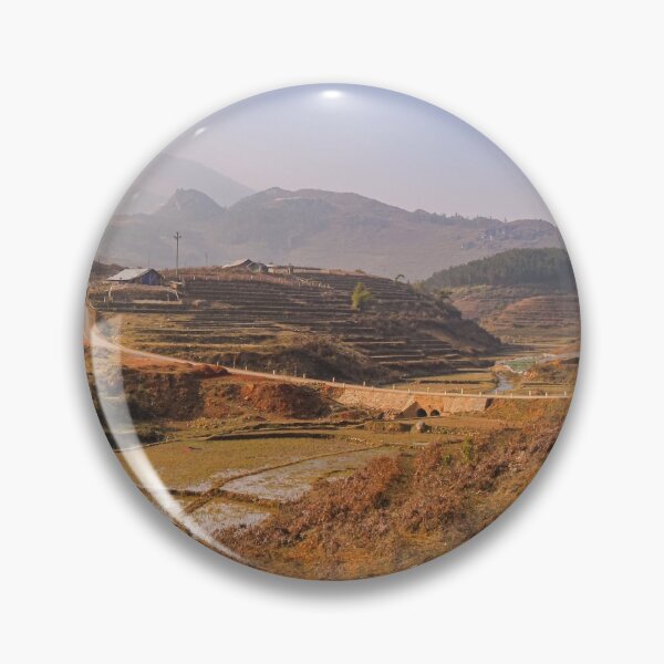 Item preview, Sun rise over a river valley and rice paddy in Sapa, Vietnam designed and sold by SnapTPhotograph.