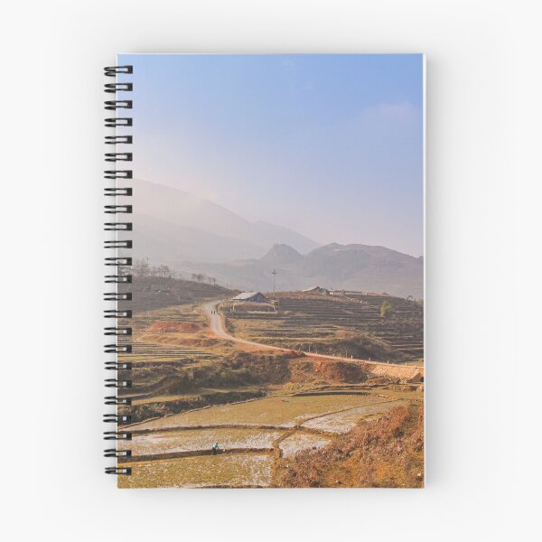 Item preview, Sun rise over a river valley and rice paddy in Sapa, Vietnam designed and sold by SnapTPhotograph.