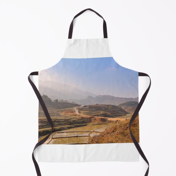 Item preview, Sun rise over a river valley and rice paddy in Sapa, Vietnam designed and sold by SnapTPhotograph.