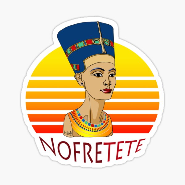 NOFRETETE I Königin von Ägypten  Sticker