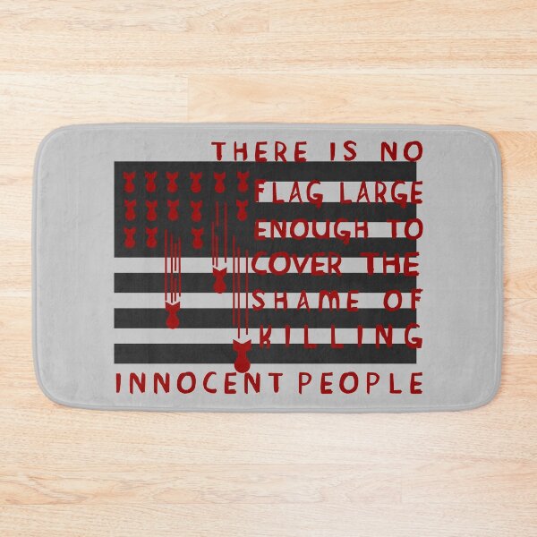 Item preview, There Is No Flag Large Enough - Anti Imperialist, Anti Imperialism, Anti War, Socialist, Anarchist designed and sold by SpaceDogLaika.