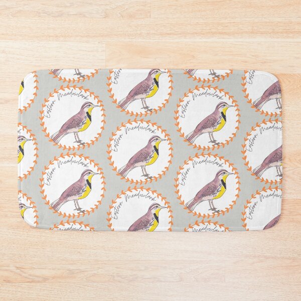 Item preview, Eastern Meadowlark bird species birding logo designed and sold by TheWaterBirds.