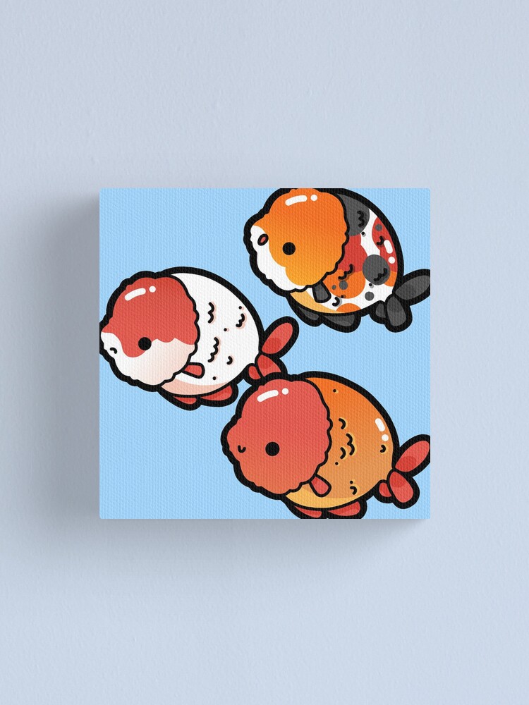 Oranda Goldfish Print Japanese Print Eclectic Wall Art 