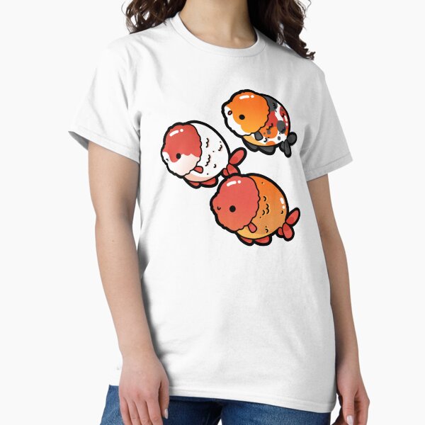 Vista previa del artículo con la obra «Ranchu Goldfish», diseñado y vendido por Mint Garden.