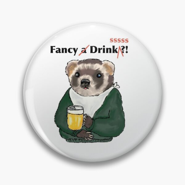 Item preview, Polecat with Beer designed and sold by MANUMONY.
