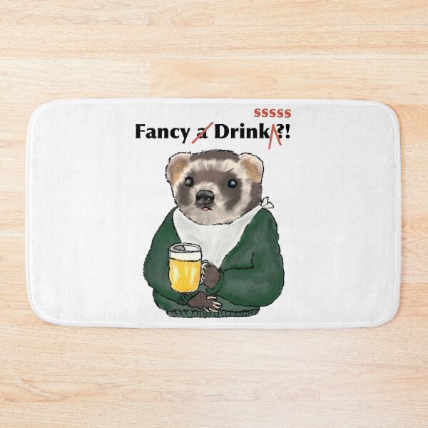 Item preview, Polecat with Beer designed and sold by MANUMONY.