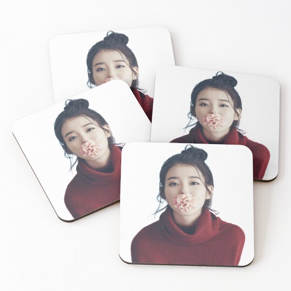 Item preview, IU in Red Sticker designed and sold by TeeShirtVibes.