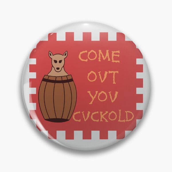 Item preview, Come Out You Cuckold Flag - Sir Horatio Cary, Regiment of Horse, English Civil War, History, Historical Meme designed and sold by SpaceDogLaika.
