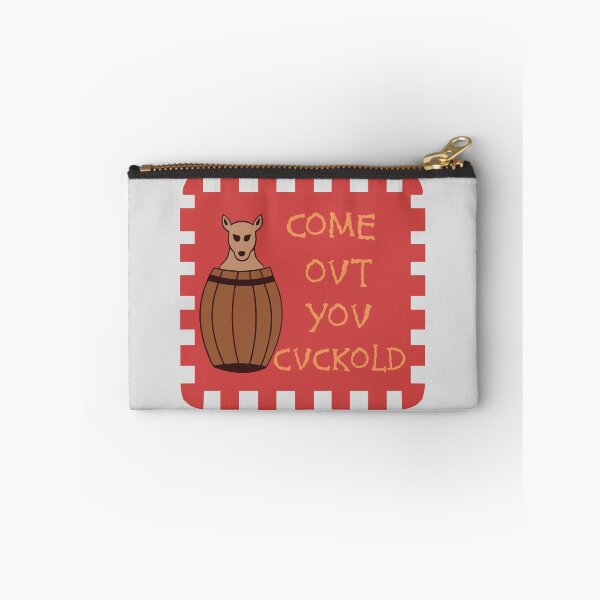 Item preview, Come Out You Cuckold Flag - Sir Horatio Cary, Regiment of Horse, English Civil War, History, Historical Meme designed and sold by SpaceDogLaika.