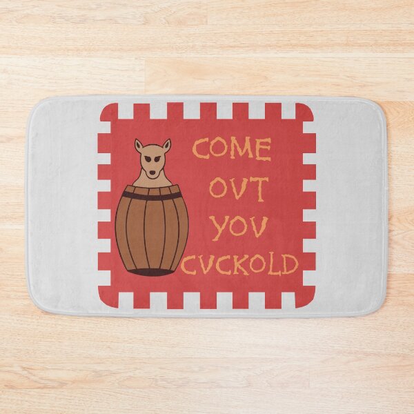 Item preview, Come Out You Cuckold Flag - Sir Horatio Cary, Regiment of Horse, English Civil War, History, Historical Meme designed and sold by SpaceDogLaika.