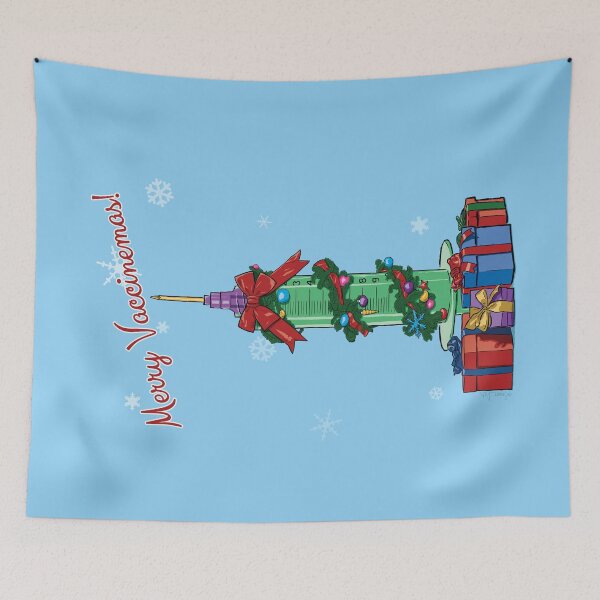 Item preview, Merry Vaccinemas! designed and sold by SmartDirty.