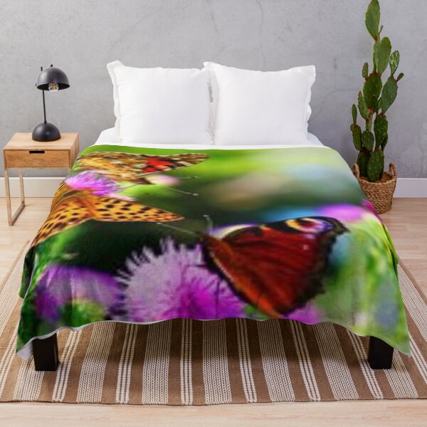Item preview, Wonderful butterfly on milk thistle tree. designed and sold by Lan thi Nguyen.
