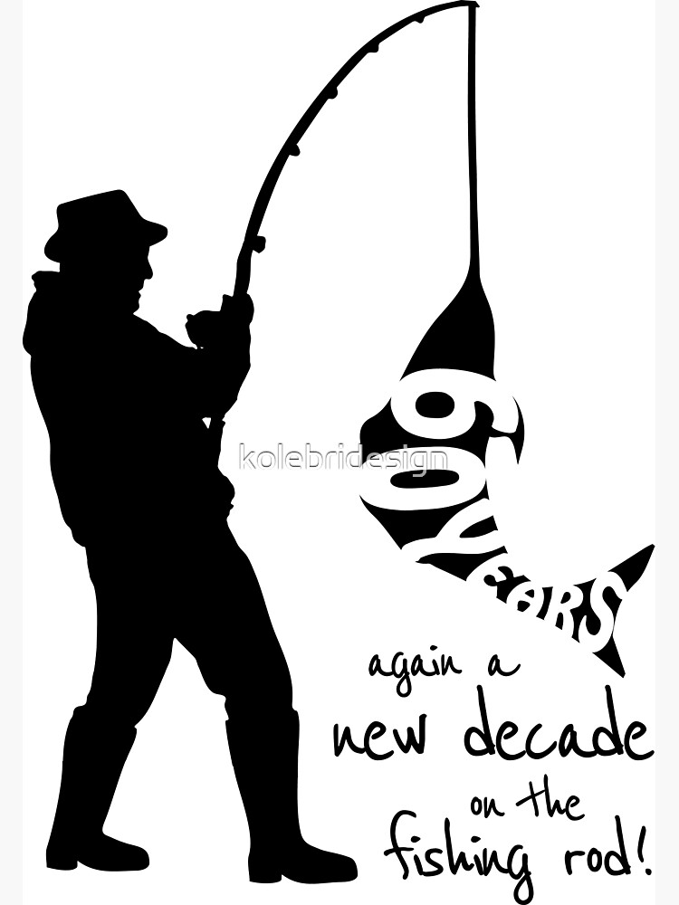 Premium Funny 60 Year Old Angler Motif Fisherman Angling