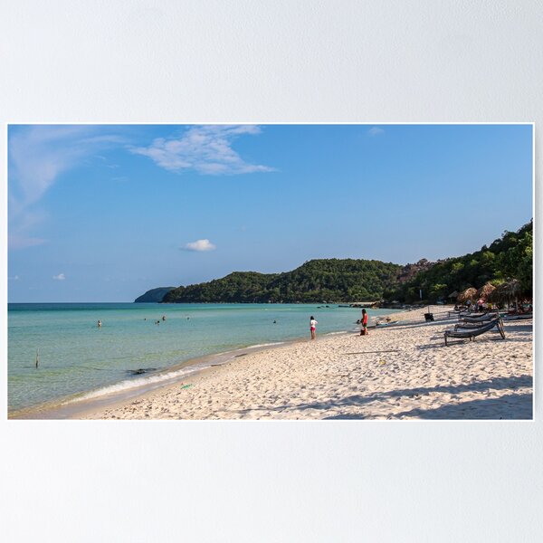 Item preview, Sao Beach, with blue waters and white sand beach, Phu Quoc, Vietnam designed and sold by SnapTPhotograph.