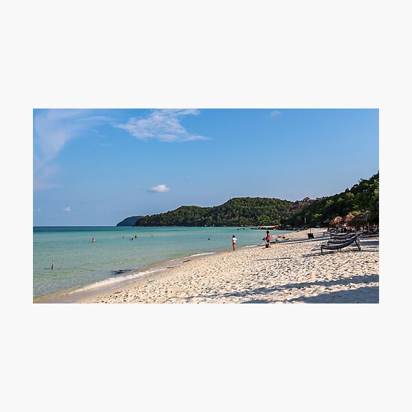 Item preview, Sao Beach, with blue waters and white sand beach, Phu Quoc, Vietnam designed and sold by SnapTPhotograph.