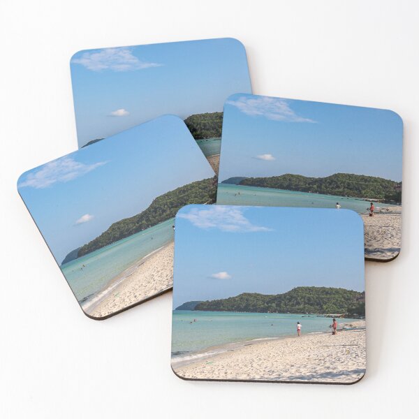 Artikelvorschau, Sao Beach, mit blauem Wasser und weißem Sandstrand, Phu Quoc, Vietnam entworfen und verkauft von SnapTPhotograph.