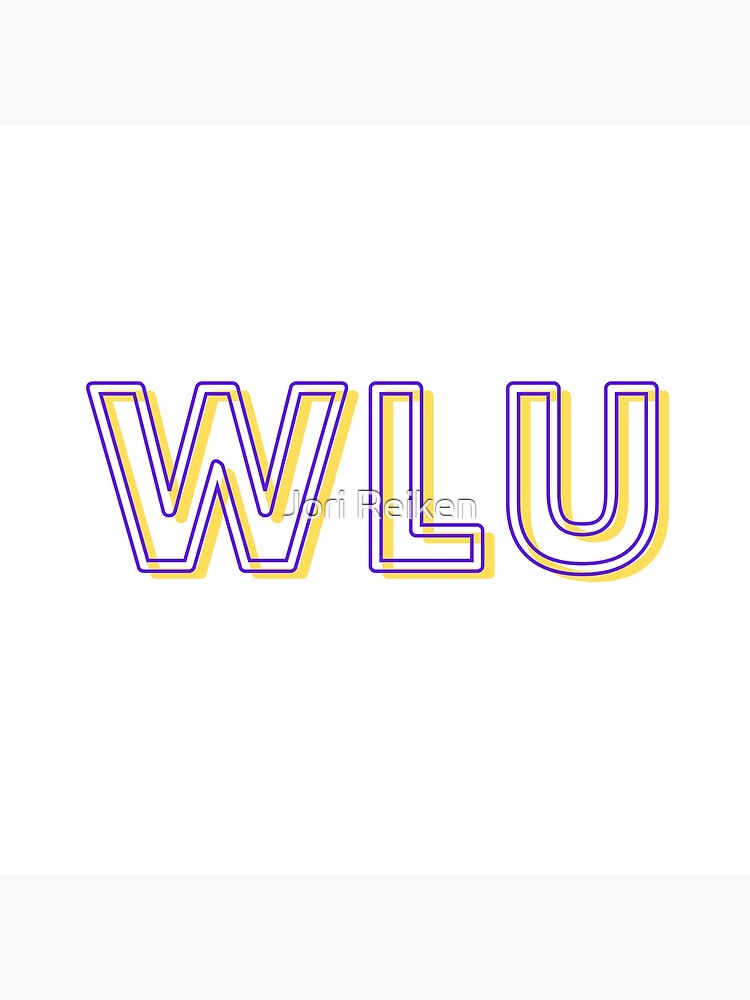 "WLU" Poster by jreiken Redbubble