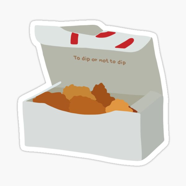 chick fil a chicken nuggets Sticker