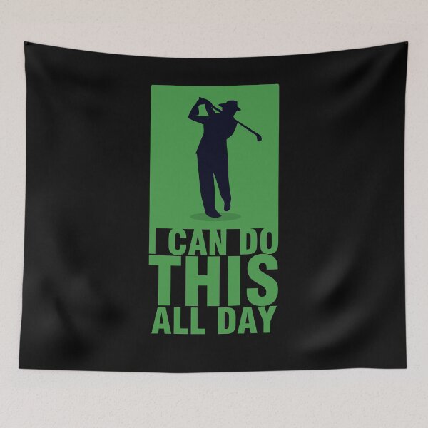 Item preview, I Can Play Golf All Day Funny Golf Player designed and sold by Urosek.