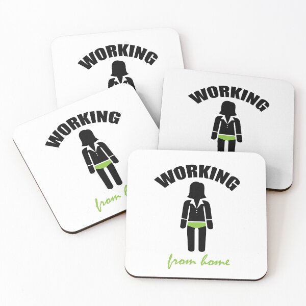 Item preview,   female working from home  designed and sold by close-up.biz.