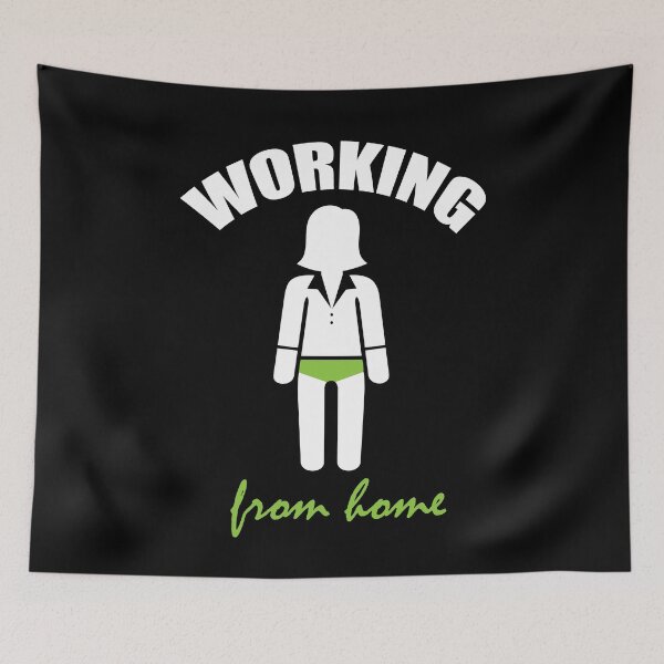 Item preview,   female working from home  designed and sold by close-up.biz.