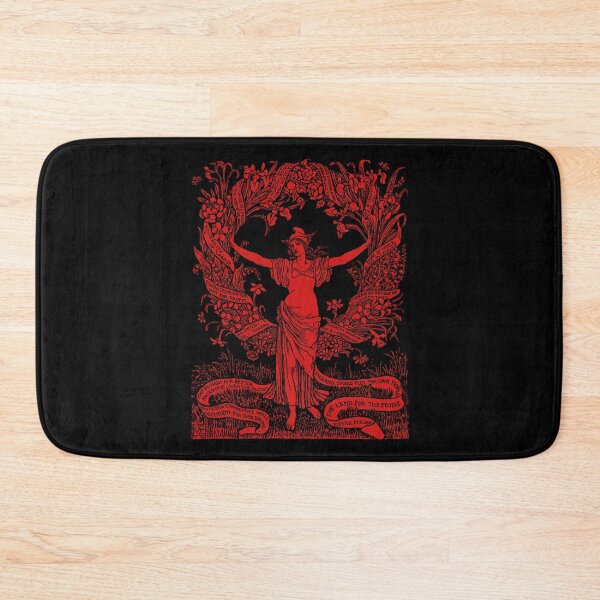 Artikelvorschau, Garland For May Day Red - Refinished Walter Crane, Sozialist, Sozialismus, Linker, Anarchist, Arbeitsrechte entworfen und verkauft von SpaceDogLaika.