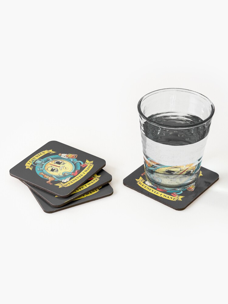Alternate view of I can stop whenever I want Coasters (Set of 4)